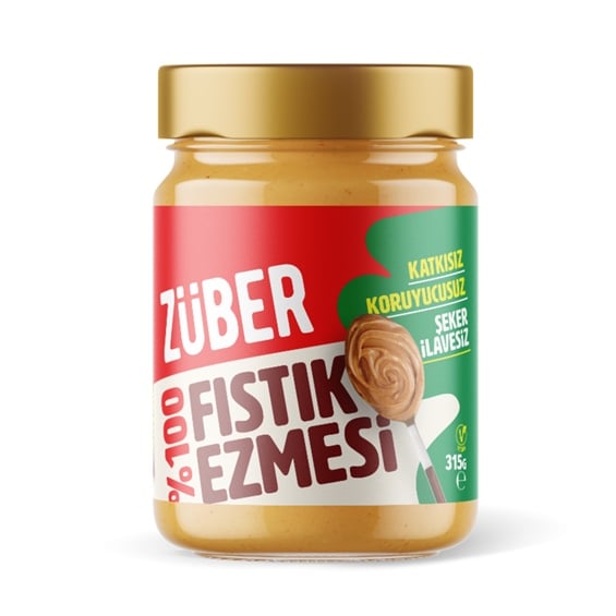 Züber %100 Fıstık Ezmesi 315 gr