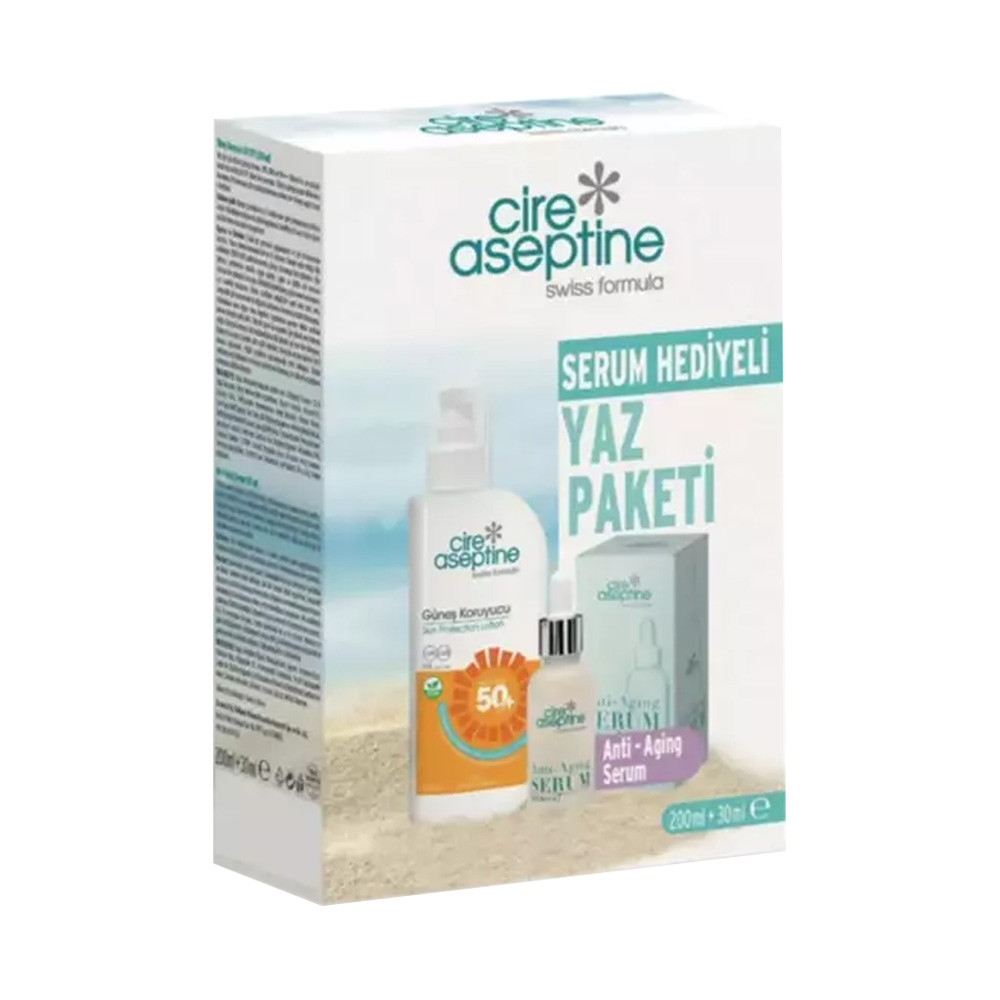 Cire Aseptine Sun 50 Spf 200Ml+Anti-Aging Serum 30Ml
