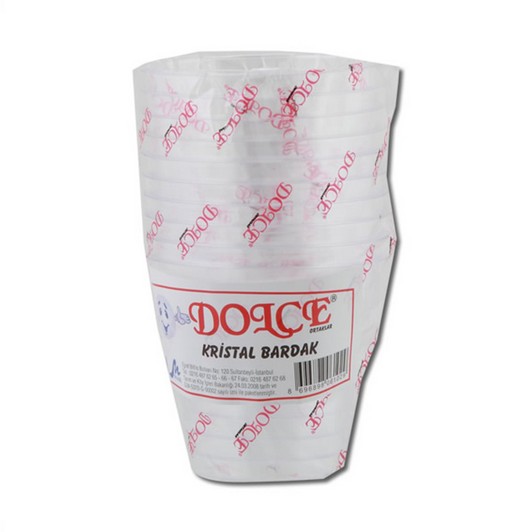 Dolce Kristal Bardak 10'lu