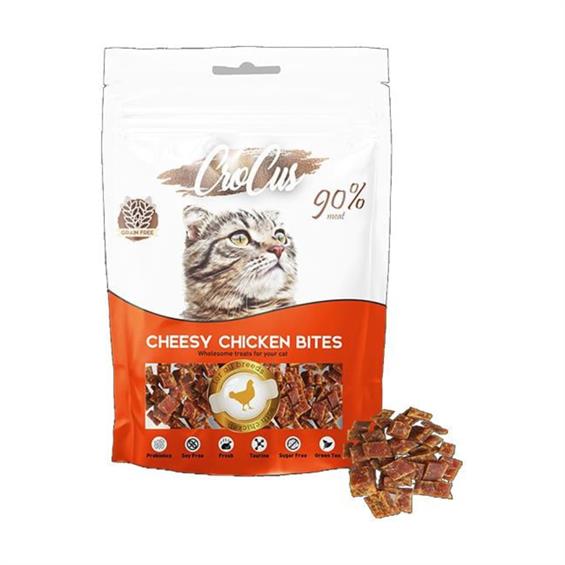 Crocus Bites Tavuklu Tahılsız Kedi Ödül Maması 85 gr