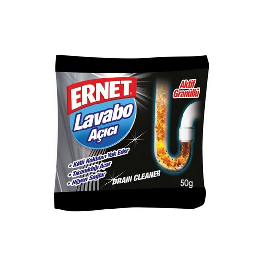 Ernet Lavabo Açıcı Poşet 50 Gr