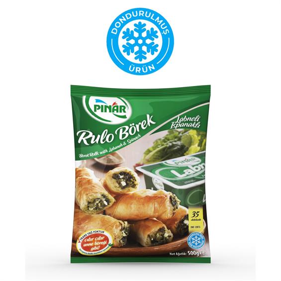 Pınar Labneli Ispanaklı Rulo Börek 500 gr