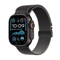Apple Watch Ultra 2 GPS + Cellular 49mm Siyah Titanyum Kasa ve Siyah Milano Kordon (Medium) - MX5U3TU/A