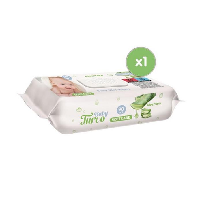 Baby Turco Islak Havlusu Softcare 90 lı