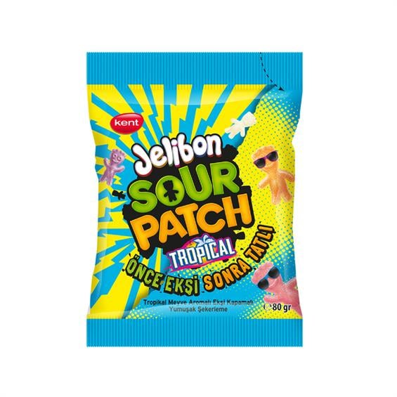 Kent Jelibon Sour Patch Tropikal 80 gr