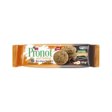 Eti Pronot Glutensiz Bitter Çikolata Parçacıklı ve Fındıklı Kurabiye 85 Gr