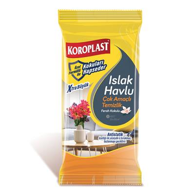 KOROPLAST ISLAK HAVLU 30LU ÇOK AMAÇLI FERAH