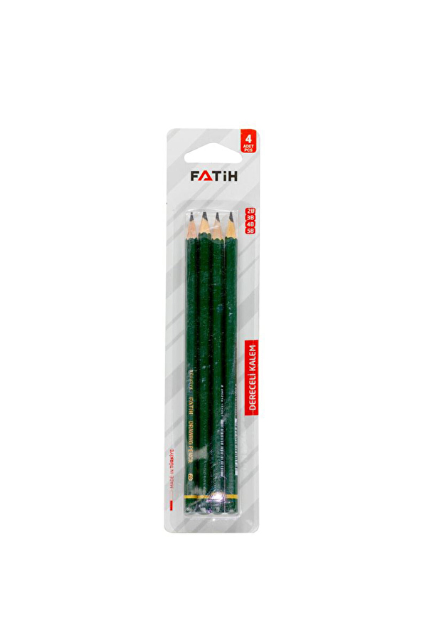 Fatih Resim Kalemi 4 lü 2B-3B-4B-5B