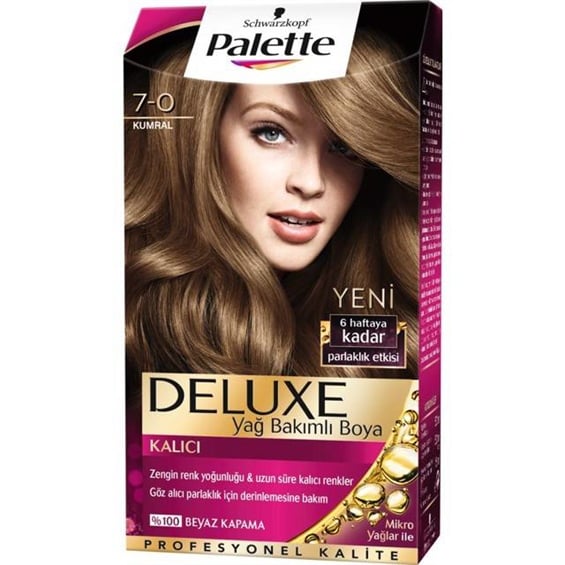 Palette Deluxe Kumral 7-0 Saç Boyası