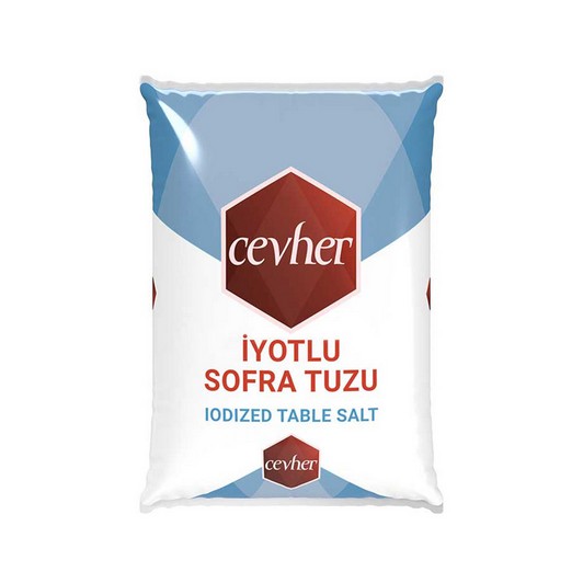 Cevher Tuz İyotlu Poşet 1500 gr
