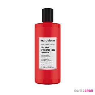 Maruderm Saç Dökülme Karşıtı Sülfatsız Şampuan 400 ML | Tüm Saç Tipleri | Sülfatsız, Tuzsuz, Vegan Şampuan