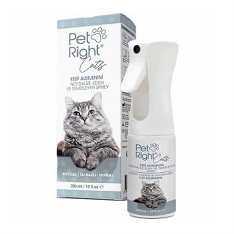 PetRight Kedi Alerji Ve Temizleyen Spreyi 200ML