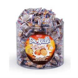Elvan Dr.Milk Çikolata Krema Dolgulu Karamel Şeker 800 Gr