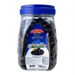 Hy Siyah Zeytin 1300 gr Az Tuzlu 231-290 İri
