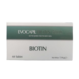 Evocapil Biotin 5000 mg 60 Tablet