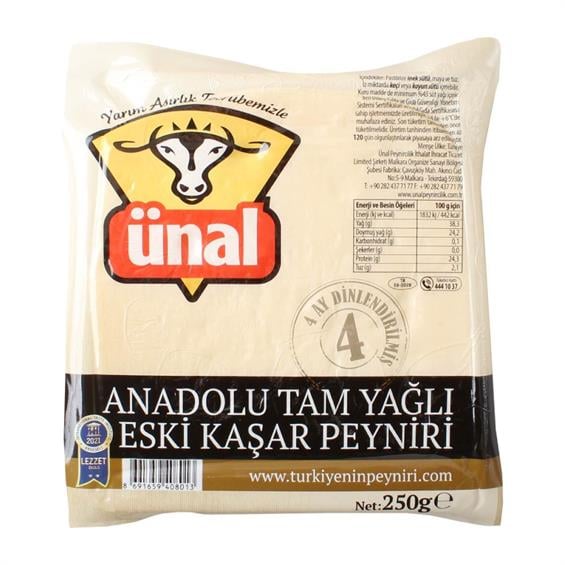 Ünal Lüx Anadolu Eski Kaşar 250 gr