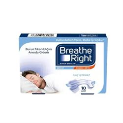 Breathe Right Şeffaf Küçük & Orta Burun Bandı 10lu