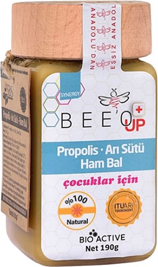 Bee'o Up Propolis Arı Sütü Ham Bal Çocuklar için 190 gr 