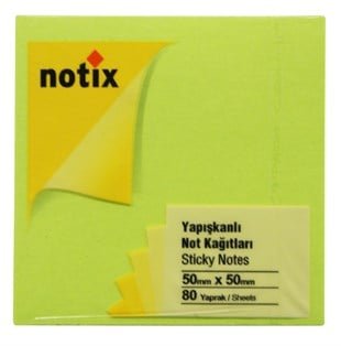 Notix Not Kağıt Neon Yeşil 80 yp 50x50