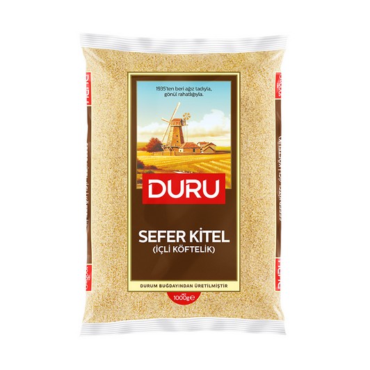 DURU İÇLİ KÖFTELİK BULGUR 1 KG
