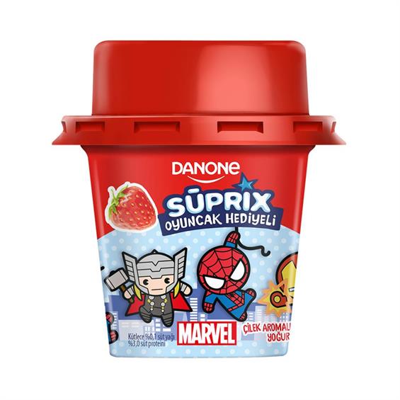 Danone Süprix Marvel Çilekli Yoğurt 90 gr