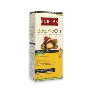 Bioblas BotanicOils Argan Yağı Bitkisel Şampuan 360ml Tüm Saç Tipleri için