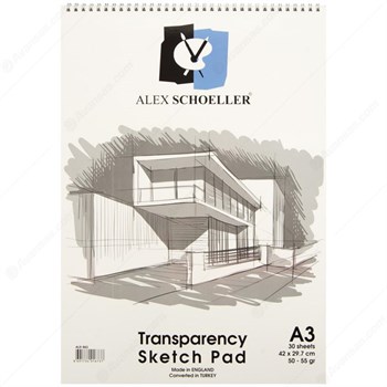 Alex Schoeller Aydınger Defter Eskiz Spiralli 30 YP A3 50/55 GR ALX-863