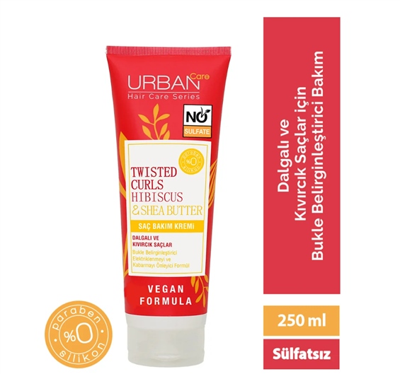 Urban Care Dalgalı ve Kıvırcık Saçlar Saç Bakım Kremi 250 ml