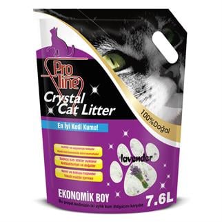 Pro Line Lavanta Aromalı Kristal Kedi Kumu 7,6 Lt