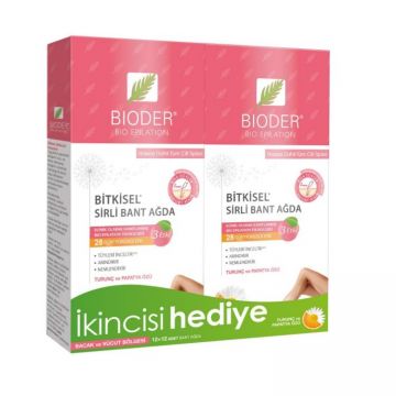 Bioder Bio Epilation Ağda Bandı Bitkisel Tüy Azaltıcı Normal Ciltler - İkincisi Hediye
