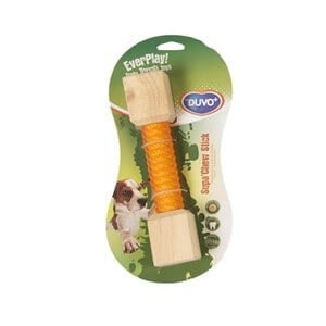 Duvo+ TPR Kauçuk ve Doğal Ahşap Dumbell 4,5x4,5x21cm