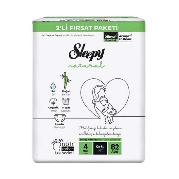 Sleepy Natural Fırsat 2 li Maxi 82 li