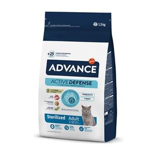 Advance Cat Sterilized Hindili Kısır Kedi Maması 1,5 kg