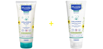 Mustela Stelatopia Emollient Cream 200ml + 200ml Jel Şampuan Hediye