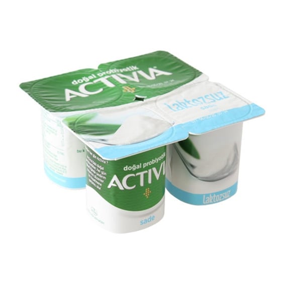 Danone Activia Probiyotik Laktozsuz Sade Yoğurt 4x100 gr