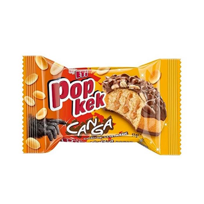 Eti Popkek Canga Yer Fıstıklı Soslu Kakao Kaplamalı 51 Gr
