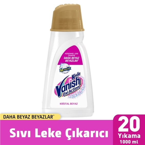 Vanish Oxi Action Kristal Beyaz Çamaşır Deterjanı Güçlendirici 1000 ml