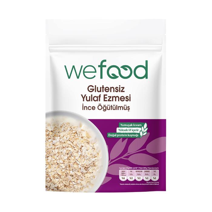 Wefood Glutensiz İnce Öğütülmüş Yulaf Ezmesi 300 gr