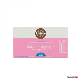 Gifrer Physiologica 5 ml 10'lu Flakon Serum Fizyolojik