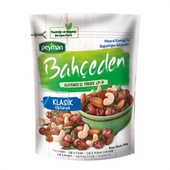 Peyman Bahçeden Çiğ Karışık Kuruyemiş 165 gr