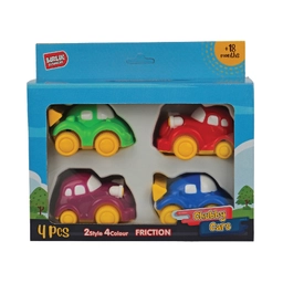 Oyuncak Sürtmeli Afacan Arabalar 4'lü 