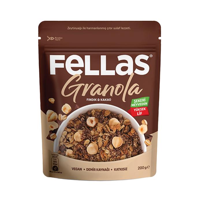 Fellas Bardak Granola Fındık&Kakao 50 gr