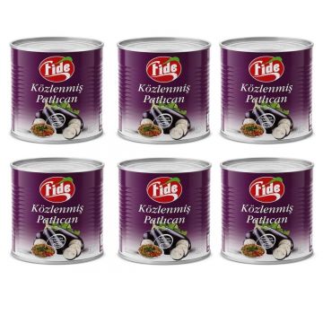 Fide Közlenmiş Patlıcan 2500 Gr x 6 Adet