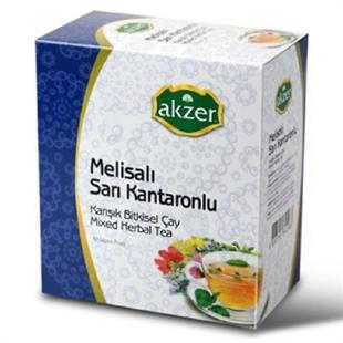 Akzer Melisalı Sarı Kantaronlu Çay 20'li Süzen Poşet