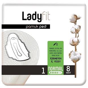 Ladyfit Pamuk Ped Standart Normal 8'li