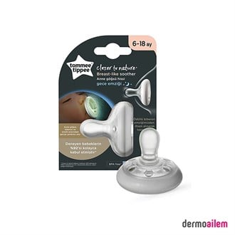Tommee Tippee Breast-like Gece Emziği 6-18 Ay