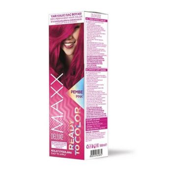 Maxx Deluxe Saç Boyası Yarı Kalıcı Pembe