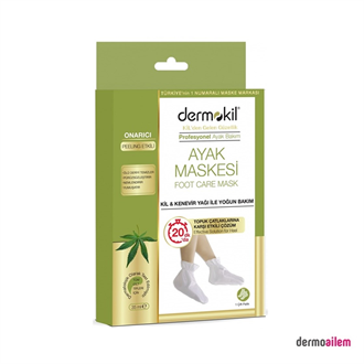 Dermokil Kil Ve Kenevir Yağlı Peeling Etkili Ayak Maskesi 35 ml