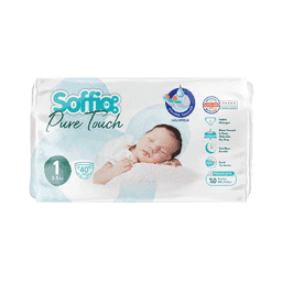 Soffio Pure Touch Yenidoğan Çocuk Bezi 40'lı 2-5 kg