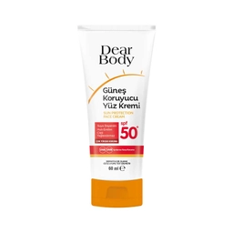 Dear Body Tüp Yüz Güneş Kremi 50 SPF 60 Ml 